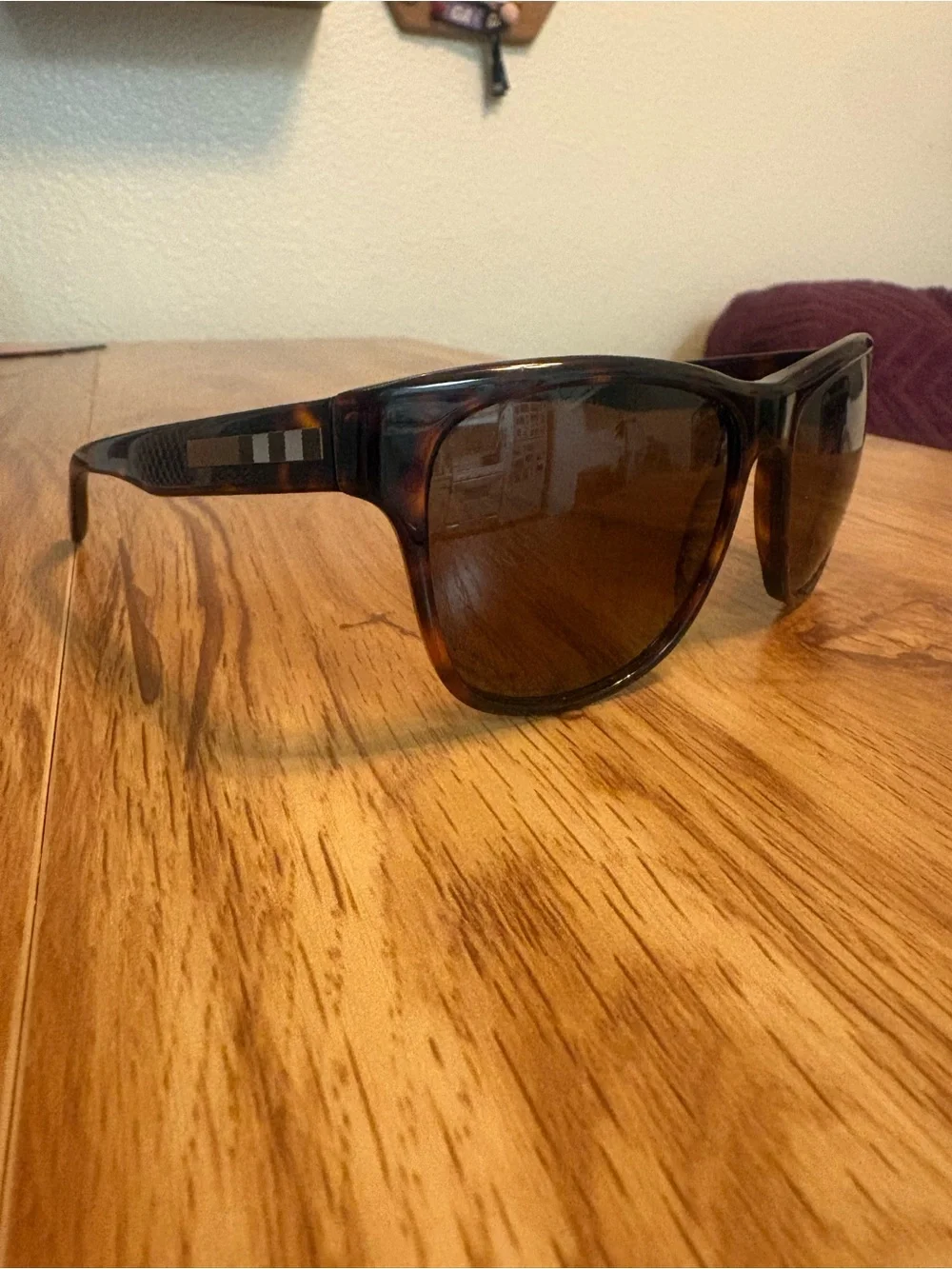 Burberry B4131 Polarized Tortoiseshell Sunglasses